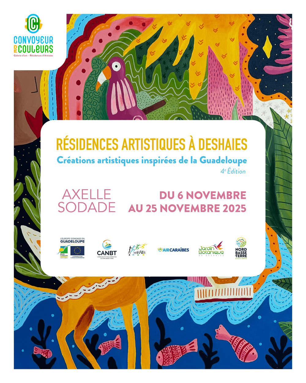 affiche evenement residence artistique